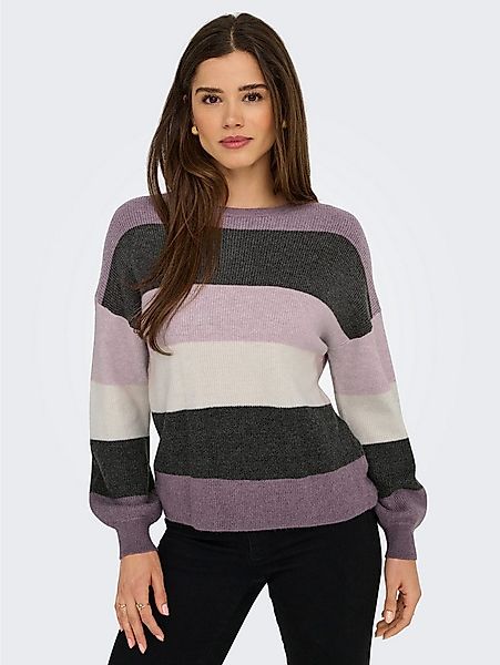 ONLY Strickpullover ONLATIA L/S STRIPE PULLOVER KNT NOOS mit Colorblock Des günstig online kaufen