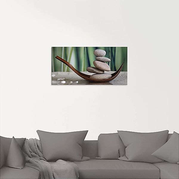 Artland Glasbild »Gleichgewicht«, Zen, (1 St.) günstig online kaufen