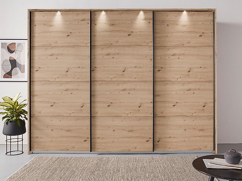 rauch Schwebetürenschrank "Oteli", inkl. Passepartout optional mit Beleucht günstig online kaufen