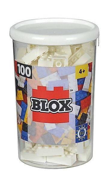 SIMBA Konstruktionsspielzeug Blox 100 Teile 8er weiß 104118915 Spielbaustei günstig online kaufen