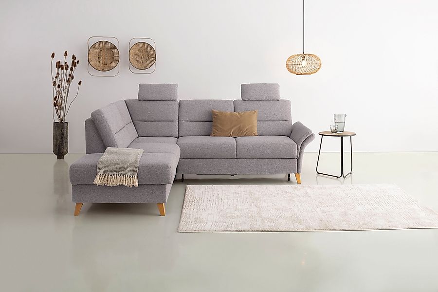 Home affaire Ecksofa "Westerland L-Form", Federkern-Polsterung, wahlweise m günstig online kaufen