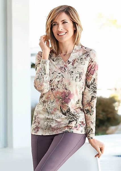 GOLDNER Print-Shirt "Traumhaftes Flanellshirt" günstig online kaufen