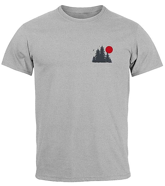 Neverless Print-Shirt Herren T-Shirt Logo Print günstig online kaufen