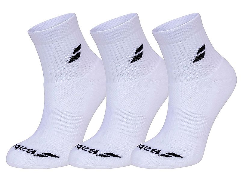 Babolat Sportsocken Ankle Quarter Classic weiss - 3 Paar günstig online kaufen