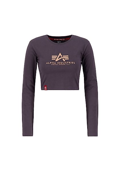 Alpha Industries Sweater "Alpha Industries Women - Longsleeves Basic Croppe günstig online kaufen