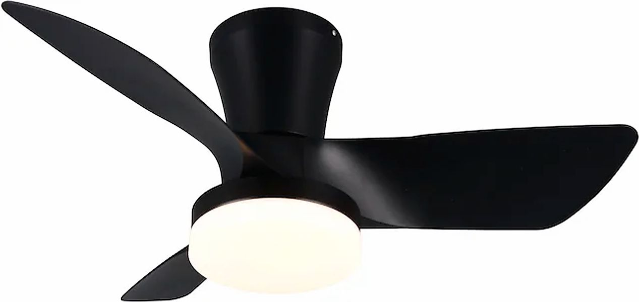 REALITY Leuchten LED Deckenleuchte »RANDERS mit Ventilator, Deckenventilato günstig online kaufen