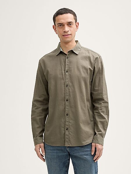 TOM TAILOR Langarmhemd Regular Fit Hemd günstig online kaufen