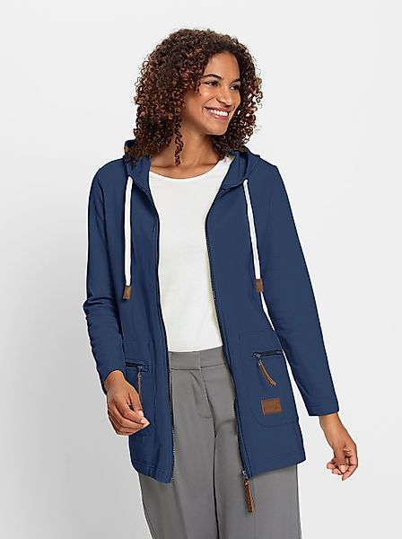 Casual Looks Shirtjacke "Sweatjacke" 1 Stk. günstig online kaufen