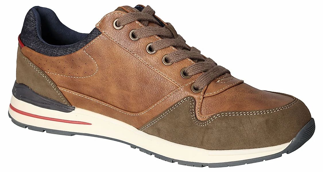 Mustang Shoes Sneaker, Freizeitschuh, Schnürschuh mit Außenreißverschluss günstig online kaufen