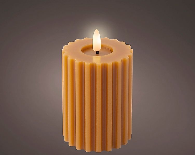 Lumineo LED-Christbaumkerzen Lumineo LED Wachskerze Orange günstig online kaufen