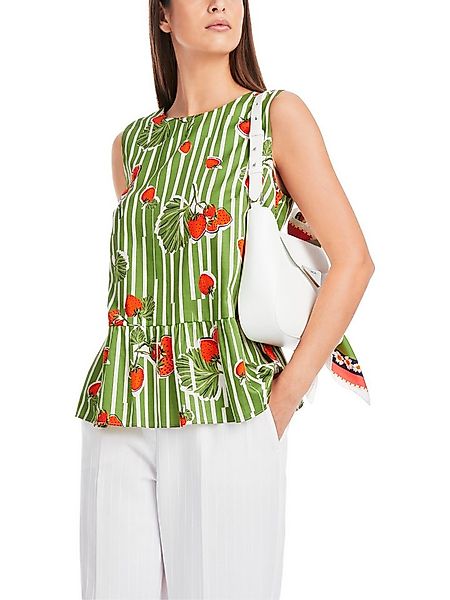Marc Cain Shirttop "Summer Flash Strawberry" Premium Damenmode Baumwoll-Top günstig online kaufen