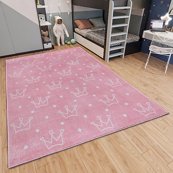 HANSE Home Kinderteppich »Adventures Crowns«, rechteckig, 7 mm Höhe, Spielt günstig online kaufen