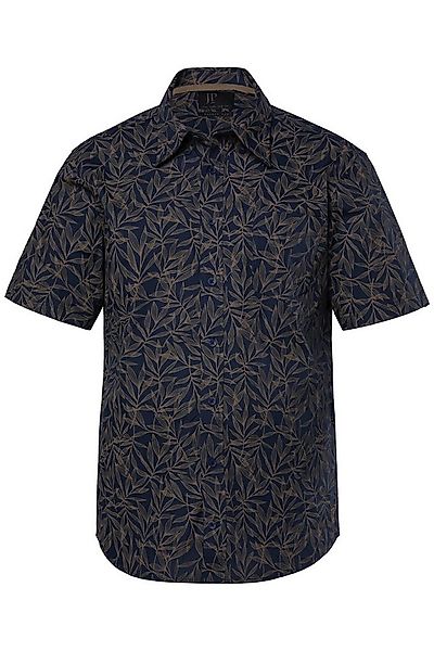 JP1880 Kurzarmhemd Hemd Halbarm Alloverdruck Buttondown-Kragen günstig online kaufen