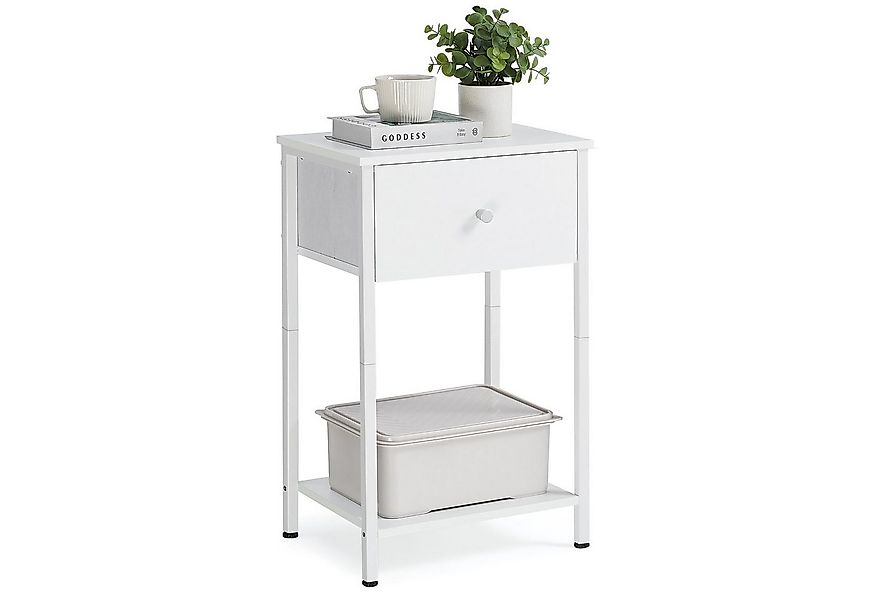 VASAGLE Nachttisch (1-St), mit Stoff-Schublade, 61 cm hoher,mit Ablage günstig online kaufen