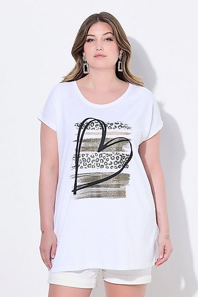 MIAMODA T-Shirt T-Shirt Komfort Fit Streifen mit Glitzer günstig online kaufen