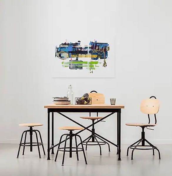 Komar Leinwandbild »Flying Car - Größe 60 x 90 cm« Natur 1 Stk. tlg. Keilra günstig online kaufen