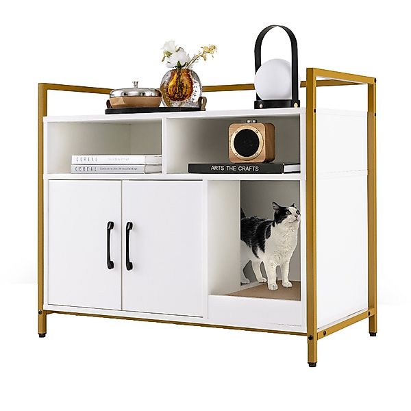 COSTWAY Tierhaus Katzenhaus, Katzenhöhle, mit offenem günstig online kaufen