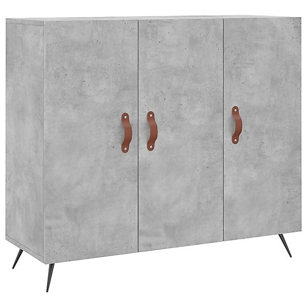 vidaXL Sideboard Betongrau 90x34x80 cm Holzwerkstoff 828080 günstig online kaufen