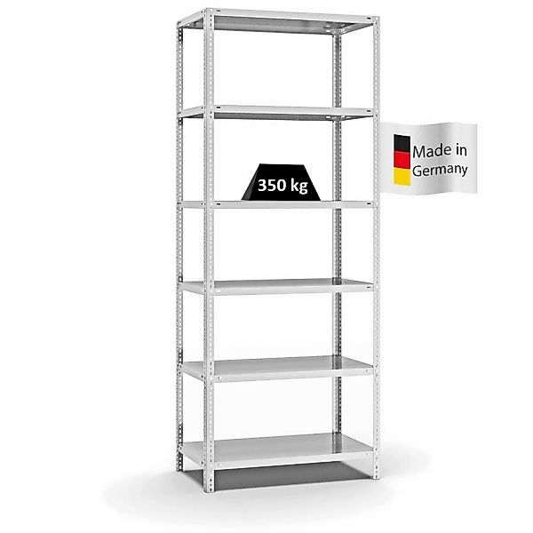 PROREGAL Fachbodenregal Schraubsystem Heavy-Duty Grundregal HxBxT 250 x 100 günstig online kaufen