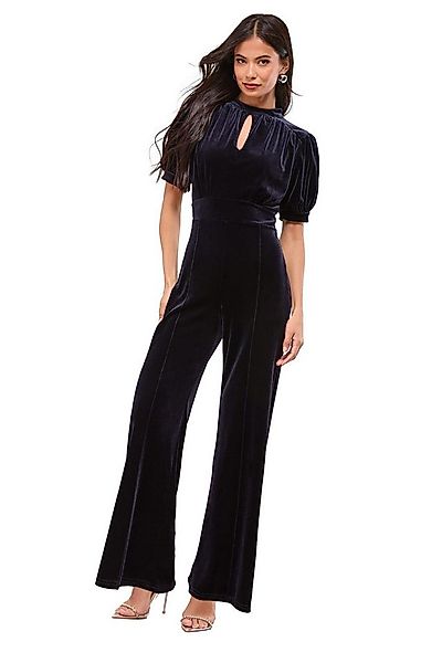 LIPSY Jumpsuit Lipsy Samt-Jumpsuit mit Punkten, Regular (1-tlg) günstig online kaufen