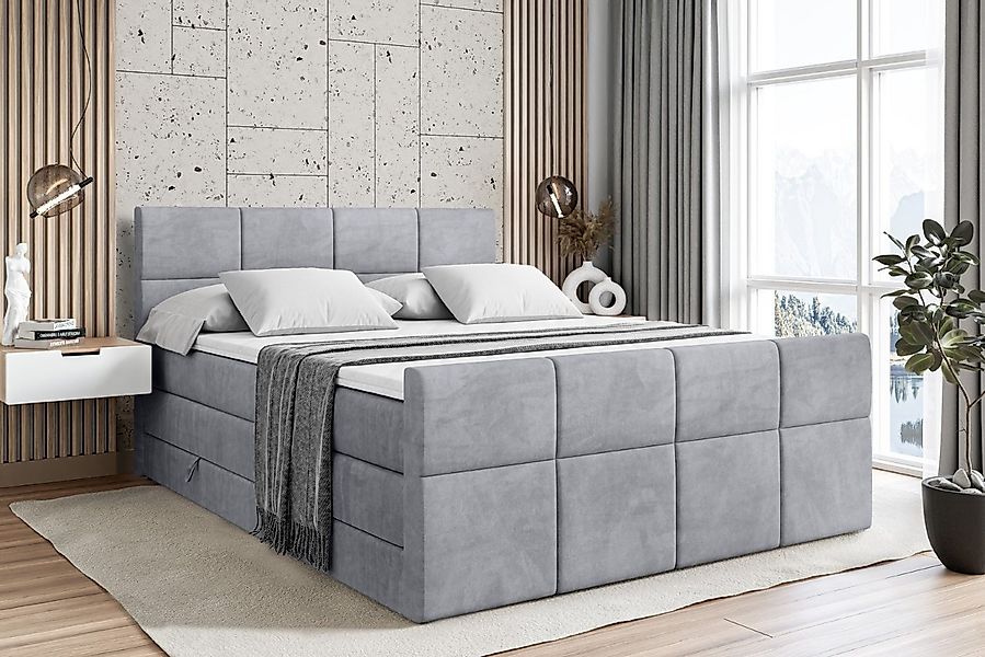 ALTDECOR Boxspringbett ARDENI-Z KING (Multipocket-Matratze H4, H3 Matratze günstig online kaufen