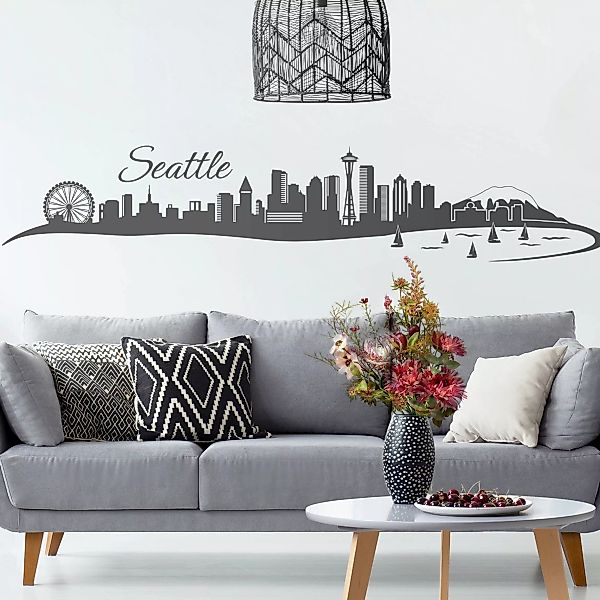 Wandtattoo Architektur & Skyline Seattle günstig online kaufen