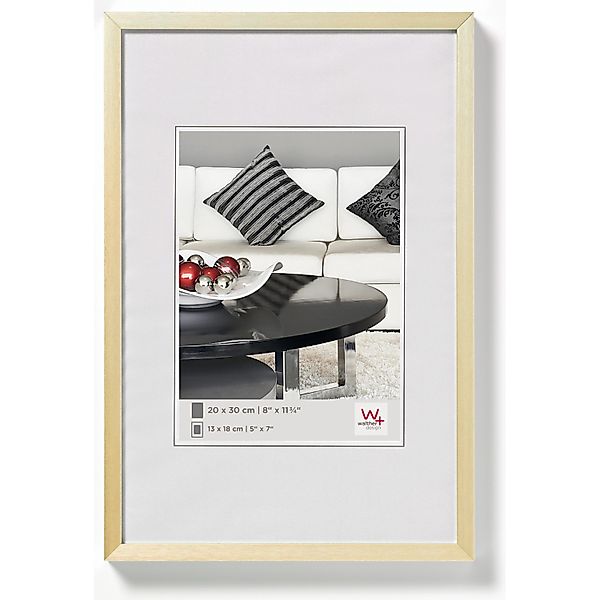 walther design Chair Aluminium Bilderrahmen Gold 70x100 cm AJ100G günstig online kaufen