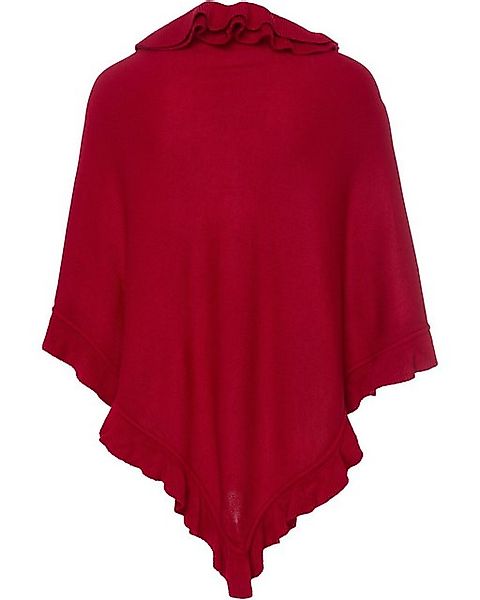 Luise Steiner Poncho Poncho mit Wellkante günstig online kaufen