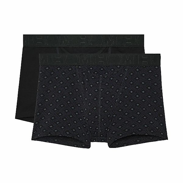 Hom Boxershorts "Neels" 2er Pack, horizontaler Eingriff, weich, elastisch, günstig online kaufen