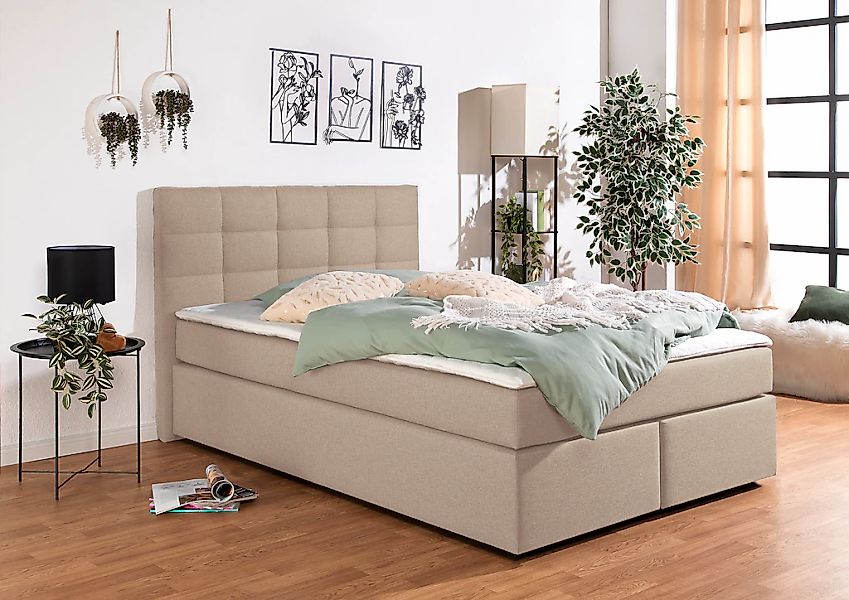 Home affaire "Ovalo" wahlweise mit Bettkasten, in H2, H3 & H4 erhältlich günstig online kaufen