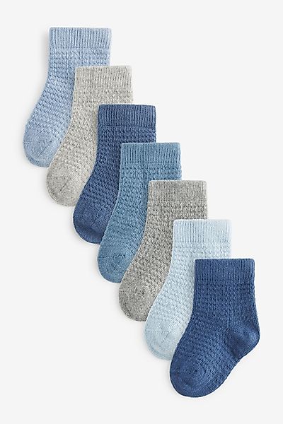 Next Kurzsocken Gerippte Socken im 7er-Set günstig online kaufen