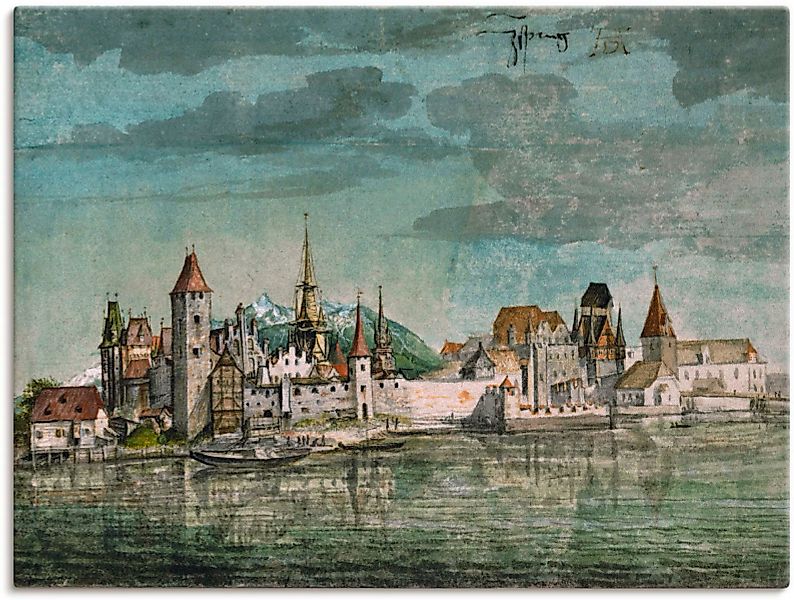 Artland Leinwandbild "Innsbruck von Norden gesehen. 1494.", Österreich, (1 günstig online kaufen