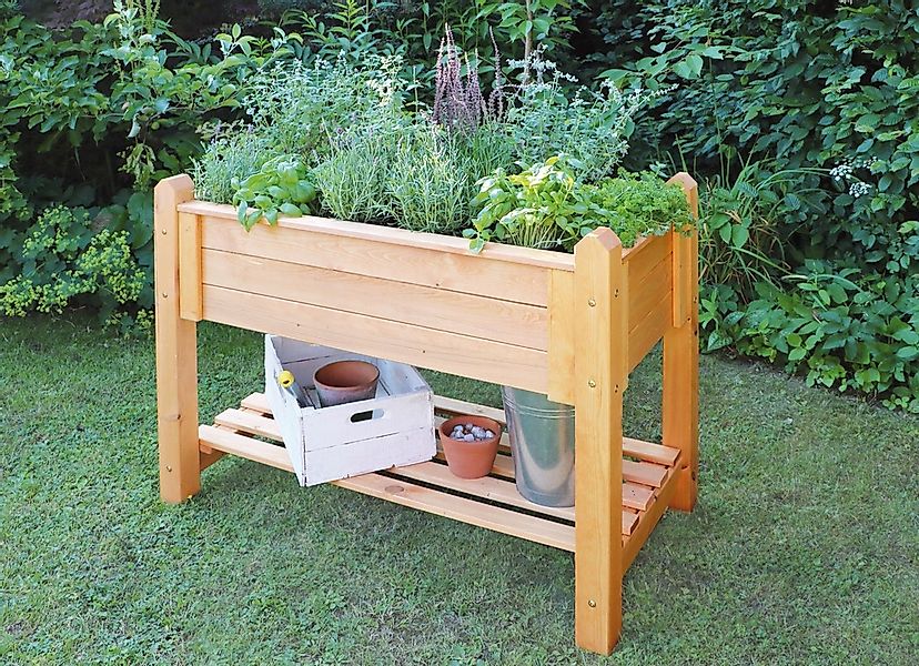 promadino Blumenkasten Kräuterbeet klein, BxTxH: 90x60x84,5 cm günstig online kaufen