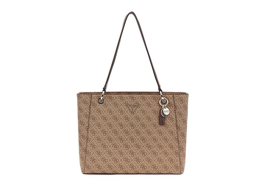 Guess Umhängetasche GUESS Shopper Noelle II Latte Logo (1, 1-tlg., 1) günstig online kaufen
