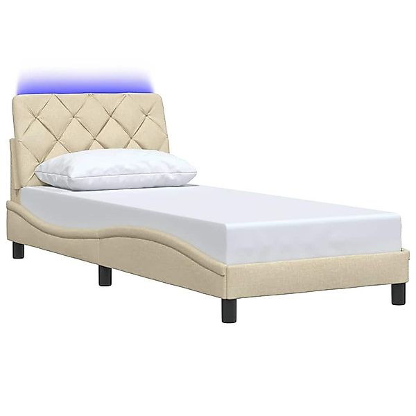 vidaXL Bett Bettgestell mit LED ohne günstig online kaufen