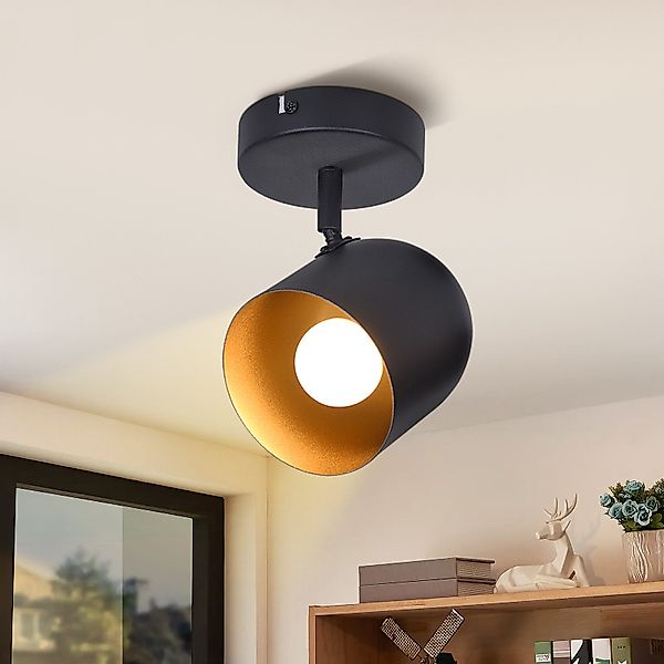 Nettlife Deckenleuchte E14 Schwarzgold Deckenstrahler Vintage günstig online kaufen
