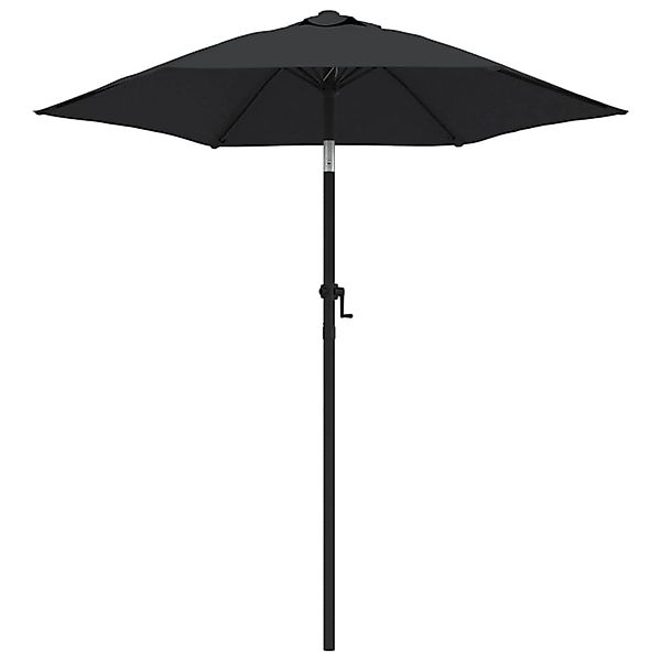 furnicato Sonnenschirm Schwarz 200 x 224 günstig online kaufen