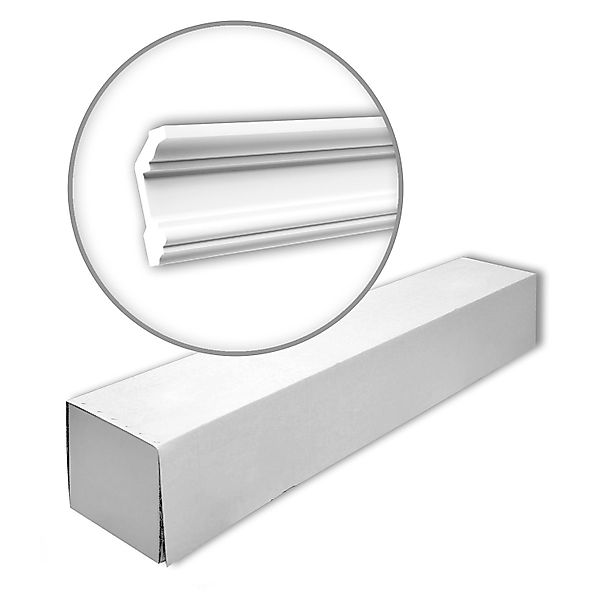 PROFHOME 150121 Eckleisten 1 Karton Set mit 12 Zierleisten 24 m Weiß günstig online kaufen