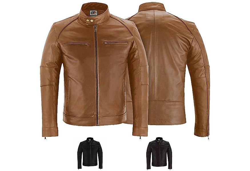 German Wear Lederjacke Trend 502J Lederjacke Jacke aus Lamm Nappa Leder günstig online kaufen