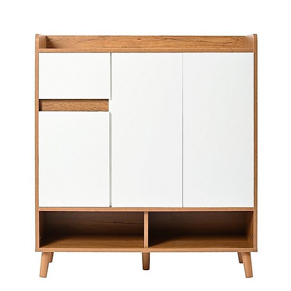 KLAM HOME Schuhschrank Schuhregal Kommode Sideboard mit verstellbaren Einle günstig online kaufen