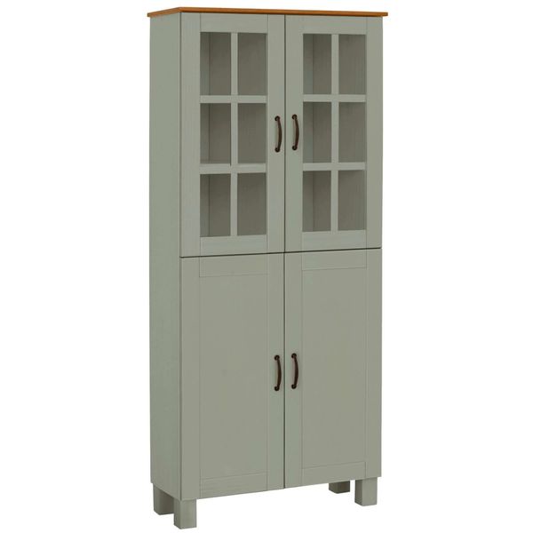 Home affaire Hochschrank "Rodby" FSC-zertifiziertes Massivholz, Breite 75cm günstig online kaufen
