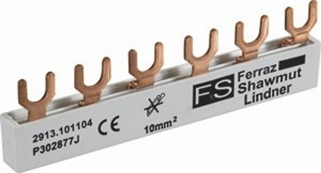 Mersen V-Schiene Gabel 3-pol. m.Iso. 10mmq 02913.101104 - P302877E günstig online kaufen