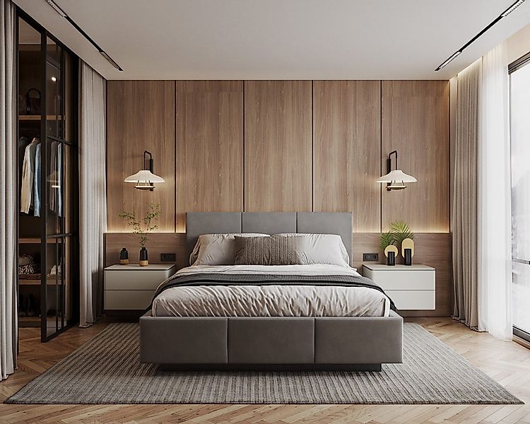 thematys Polsterbett Stauraumbett mit Bettkasten 90x200, 120x200, 140x200, günstig online kaufen