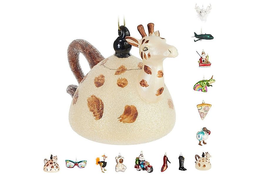 BRUBAKER Weihnachtsbaumkugel Lustige Weihnachtskugel aus Glas - Handbemalt günstig online kaufen