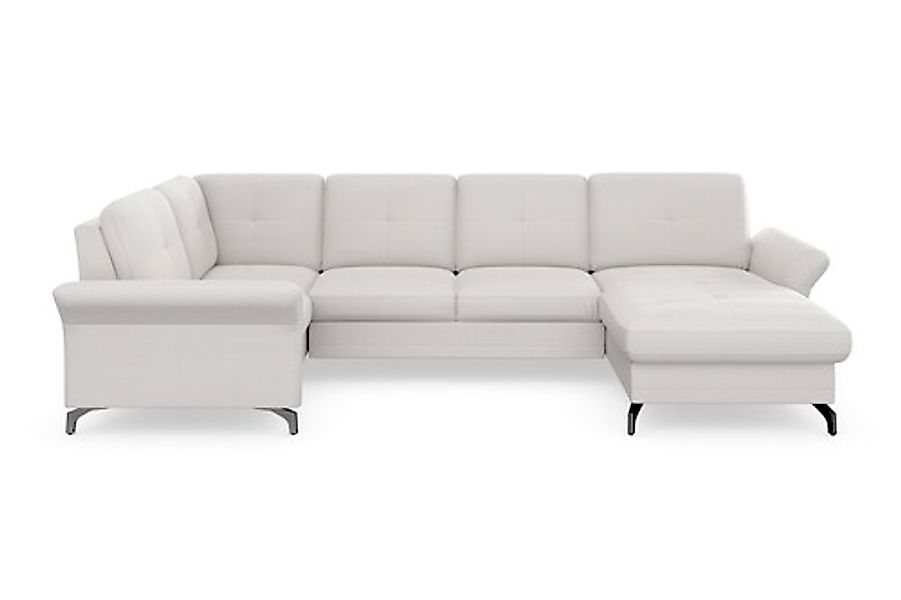 Home affaire Wohnlandschaft »Calando U-Form« wahlweise mit Bettfunktion, Be günstig online kaufen