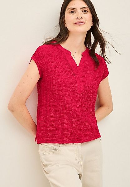 CECIL Kurzarmbluse mit Slitneck günstig online kaufen