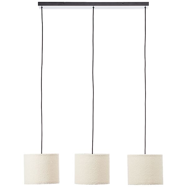 Brilliant Pendelleuchte »Teddy« E27 1 Stk. flauschiger Teddystoff, 150 x 94 günstig online kaufen