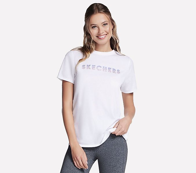 Skechers T-Shirt klassischer Schnitt, atmungsaktives Jersey-Gewebe günstig online kaufen