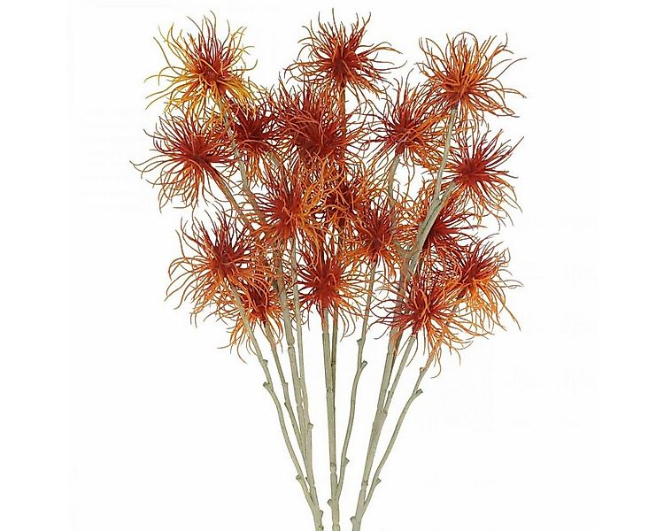 Kunstblume Xanthium Kunstblume Herbstdekoration Orange Realistische Optik 8 günstig online kaufen