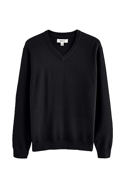 Next V-Ausschnitt-Pullover Regular Fit Sweatshirt mit V-Ausschnitt (1-tlg) günstig online kaufen